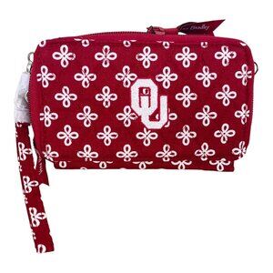 Vera Bradley University of Oklahoma Sooners RFID All In One Crossbody Wristlet